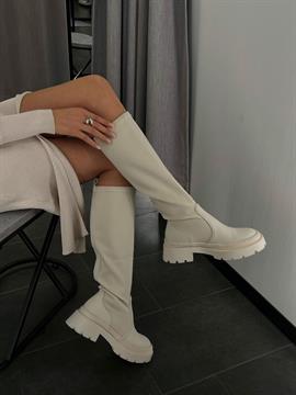 {{photo.Alt || photo.Description || 'Сапоги на прорезиненной плоской подошве, K34'}}