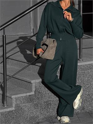 {{photo.Alt || photo.Description || 'Костюм из трикотажа: джемпер на молнии+брюки-палаццо 375'}}