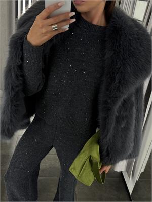 {{photo.Alt || photo.Description || 'Костюм трикотажный «ПАЙЕТКИ»: джемпер+брюки-палаццо T202'}}