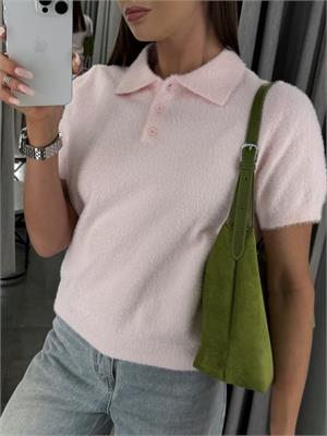 {{photo.Alt || photo.Description || 'Джемпер-поло пушистый, с воротничком, на пуговицах, рукав 1/3 461'}}